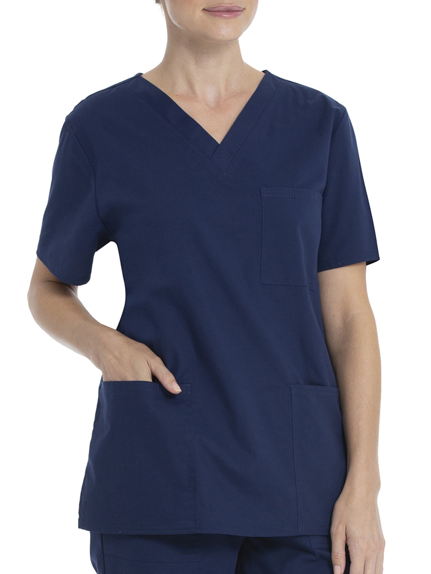 Scrubstar Unisex Solid V-Neck Scrub Top WM01T895