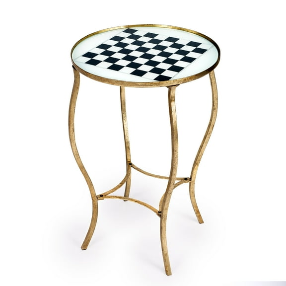 Butler Specialty Judith Antique Game Table In Gold