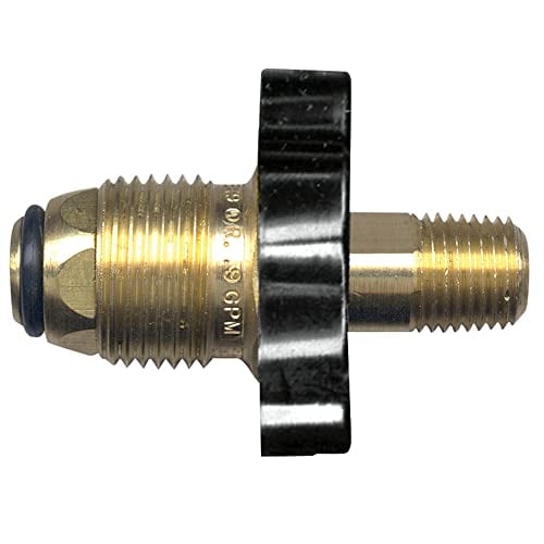 JR Products 07-30085 Excess Flow 2-3/8" POL with Handwheel for RV Appliances