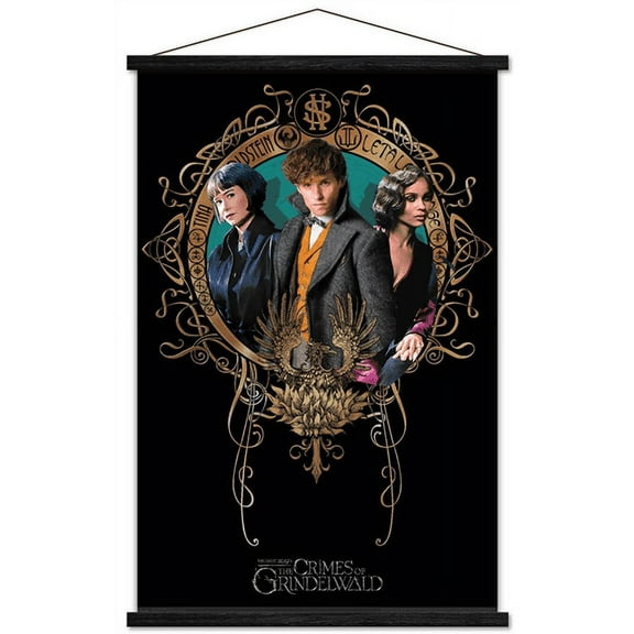 Fantastic Beasts: Crimes Of Grindelwald - Trio Wall Poster with Magnetic Frame, 22.375" x 34"