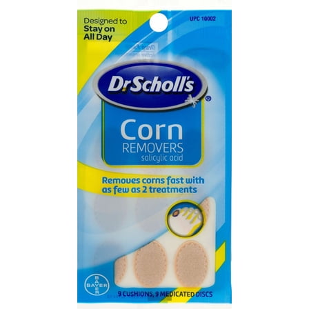 Dr. Scholl's Corn Removers With Salicylic Acid, 9 Per Package, 6-Pack