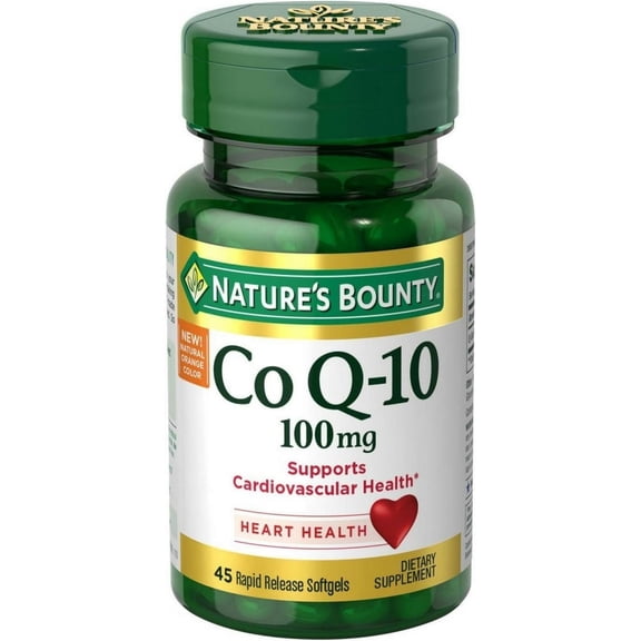 Nature's Bounty Co Q-10 100mg 45 Rapid Release Softgels (Pack of 6)