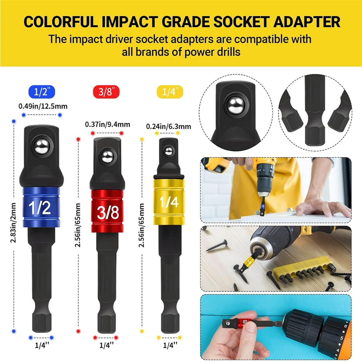 31 Pcs Drill Bit Extension Set, 105° Right Angle Attachment