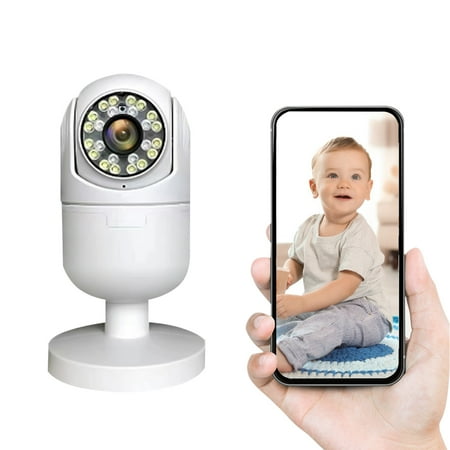 Smart Security Camera HD Camera 2.4GHz WIFI With Night Vision 2-Way Audio Motion Detection Cloud & SD Card Storage Wifi Camera