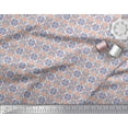 thumbnail image 2 of Soimoi Cotton Jersey Fabric Ogee Damask Print Fabric by the Yard 58 Inch Wide, 2 of 3