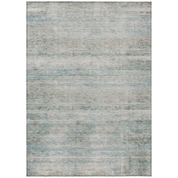 Dalyn Rugs Machine Washable Indoor/Outdoor Chantille ACN2154 Aqua 2'6" x 3'10" Rug