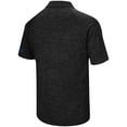 thumbnail image 3 of Men's Colosseum Heathered Black Air Force Falcons Down Swing Raglan Polo, 3 of 3