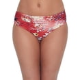 thumbnail image 1 of Azura Womens Portabello Mid-Rise Bikini Bottom Style-SS30973 Swimsuit, 1 of 2