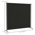 thumbnail image 2 of CoSoTower Single Panel Room Divider, UV30+ Privacy Screen, Indoor Outdoor Privacy Panel with Stable Base, Black, 2 of 7