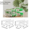 thumbnail image 6 of 2 Pack Soda Can Organizer,Soda Can Dispenser for Refrigerator,Adjustable Width Can Organizer for Refrigerator,Pantry,Cabinet,Countertop, 6 of 6