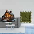 thumbnail image 2 of Reloj De Pared Cuadrado De Acrílico Con Base Para Decoración De Mesa, Ideal Para El Hogar, Fiestas, Dormitorios, Estanterías, Cocinas, Estudios., 2 of 8