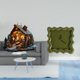 thumbnail image 2 of Reloj De Pared Cuadrado De Acrílico Con Base Para Decoración De Mesa, Ideal Para El Hogar, Fiestas, Dormitorios, Estanterías, Cocinas, Estudios., 2 of 8