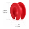 thumbnail image 3 of Hanger Stopper Green Flexible Closet Accessory for Wardrobe Organization, 3 of 6
