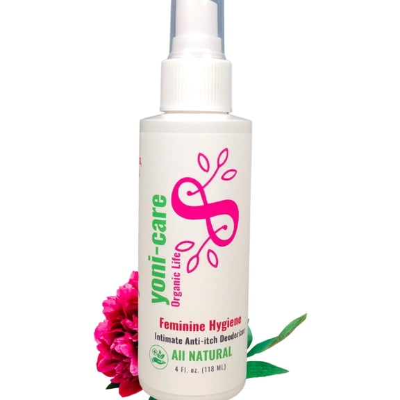 Dermveda Herbal Yoni Oil Feminine Spray Intimate Skin Care for pH Balance & Dryness, 4 fl Oz