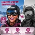 thumbnail image 6 of sruoe Funny Lady Ski Mask, Realistic Human Face Print Balaclava, 3D Printed Full Neck Gaiter, Novelty Winter Face Cover for Skiing Snowboarding Moto Outdoor Costume Parties Funny Holiday Gifts, 6 of 8