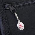 thumbnail image 3 of IT: Chapter 2 I Love Derry Antiqued Oval Charm Clothes Purse Suitcase Backpack Zipper Pull Aid, 3 of 5
