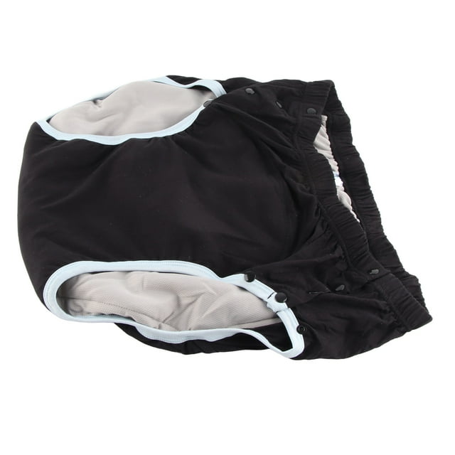 Couche pour Adulte Réutilisable Étanche avec Tissu Absorbant pour Incontinence, Pantalon Doux Lavable pour Adultes