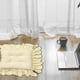 thumbnail image 4 of Cojín de silla con lazos antideslizantes, estilo bohemio con volantes, relleno de algodón para sala de estar Beige, 4 of 7