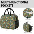 thumbnail image 6 of Womens Pioneer Flower Floral Print Pattern Lunch Box for Work,Insulated Lunch Bag for Women,Loncheras Para Mujer,Leakproof Adult Lunch Bag for Work,Beach,Travel,Picnic,Camping, 6 of 6
