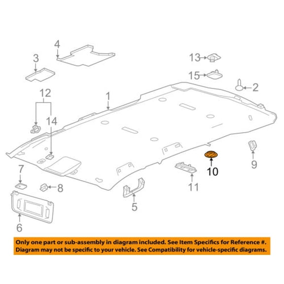 GM OEM Interior-Roof-Air Outlet Vent 22910951