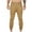 Khaki Full Length Pants R, variant on Ernkv Sports Pants for Men Soft Relaxed Fit Casual Wear Elastic Waist Solid Color Comfy Lounge Casual Fashion Fall Spring Trousers Full Length Pants with Pocket Coffee L