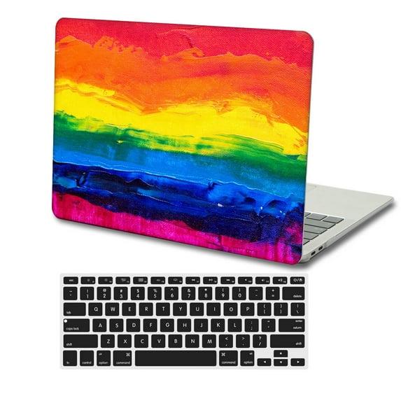 KSK KAISHEK Compatible Newest MacBook Air 13 inch Case 2018 2019 2020 2021 2022 Released Model A2337 m1 A2179 A1932, Plastic Hard Case Shell Cover + Black Keyboard Cover, Painting A 0392