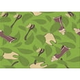 thumbnail image 1 of Ahgly Company Machine Washable Indoor Rectangle Transitional Pistachio Green Area Rugs, 7' x 9', 1 of 7