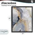 thumbnail image 4 of Stupell Industries Art Deco Midnight Ore Crystals Black Floating Frame Canvas Art, 17 x 21, by Svetlana Aleynikova, 4 of 8