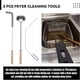 thumbnail image 5 of 3 Pcs Fryer Cleaning Tools L Shaped Stainless Steel Bristles Fryer Deep Cleaning Brush Rod for Restaurant Air Fryer, 5 of 5