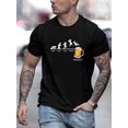 thumbnail image 1 of Camiseta informal de moda para hombre, con estampado geométrico, corte regular, manga corta, cuello redondo, verano, sin relleno, estilo jersey, para uso diario., 1 of 5