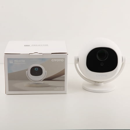 CIYOYO Mini Projector with WiFi and Bluetooth 4K 1080P Support with 180°Adjustable Stand, Home Video Projector Compatible for Laptop, PC, Smartphone