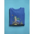thumbnail image 3 of Cute Mermaid With Green Hair  Sweatshirt Women -Image by Shutterstock, Female Large, 3 of 4