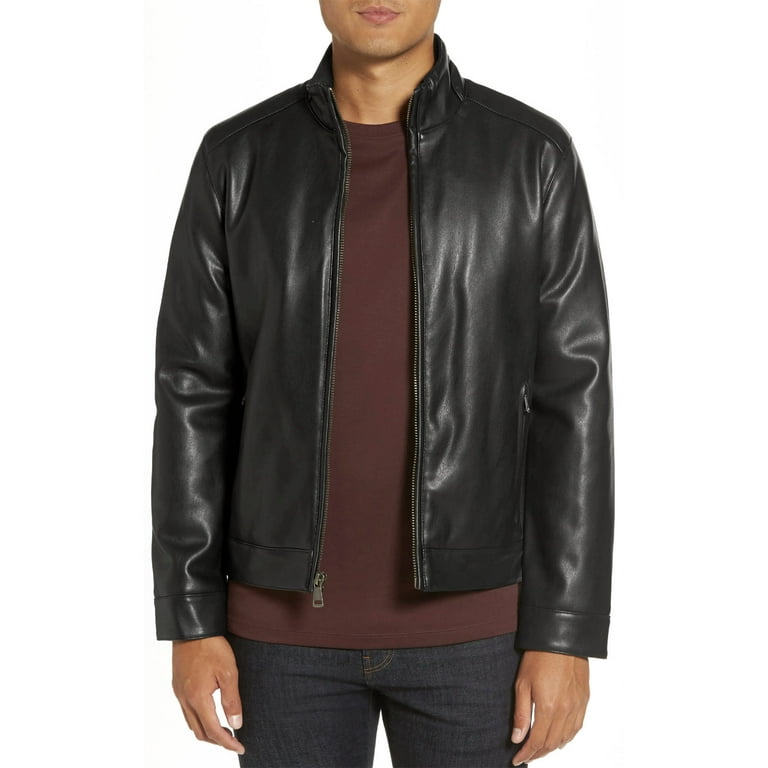 Cole haan quilted leather moto jacket sales
