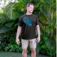 thumbnail image 4 of Men's HI Tee Honu Aqua Cotton Graphic T-Shirt with Breathable Soft Fabric, 4 of 4