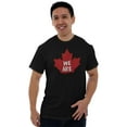thumbnail image 4 of We Are Canada Slogan Maple Leaf Plus Size Crewneck Graphic Tee Shirt Brisco Brands 5X, 4 of 5