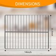 thumbnail image 2 of czcpp-Air Fryer Accessories for Emeril Lagasse Dual Zone 360 Air Fryer Oven 25 QT 12.5''*11.5'' Stainless Steel Air Fryer Wire Rack Roasting Steamer Grill Racks Replacement Parts, 2 of 4