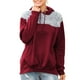 thumbnail image 1 of Sudadera con capucha, ajuste holgado, cálido, manga larga, sudaderas con retazos, informal, agradable a la piel, manga larga para mujer, 1 of 6