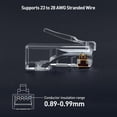 thumbnail image 4 of Paquete de 100 conectores modulares RJ45 CAT6 de Cable Matters (conector RJ45, extremos Cat 6, conec, 4 of 7