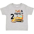 thumbnail image 3 of Inktastic Two and Digging It Bulldozer 2nd Birthday Boys or Girls Baby T-Shirt, 3 of 5