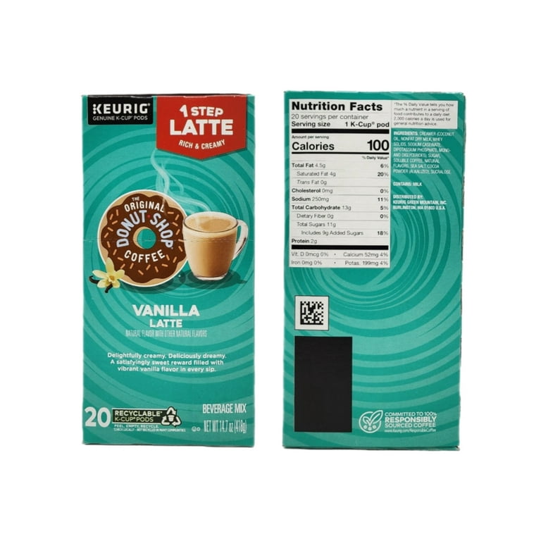 K Cup Pods Cafe Escapes Chai Latte Nutrition Cafe Escapes Chai