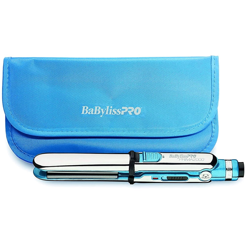 Babyliss Pro Nano Titanium Prima 3000 Flat Iron 1.25 BaBylissPRO Nano Titanium Prima Ionic Stainless Steel Mini Iron 3 4 Flat Iron Walmart