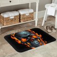 thumbnail image 5 of Kdxio Flame Metal Skull,16" x 24", Non-Slip Front Door Mats,Outdoor Welcome Mat Washable, 5 of 9