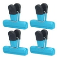 thumbnail image 3 of Lot de 10 pinces à frites en ABS pour sachets à frites - Bonne étanchéité et pince antidérapante multifonction pour cuisine - Bleu - Taille S, 3 of 14