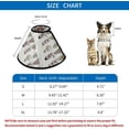 thumbnail image 3 of Hand-Drawn-Christmas-Elements-Design Soft Cat Dog Recovery Collar Adjustable Cat Cone Wound Healing Protective After Surgery for Puppy Cones After Surgery, 3 of 7