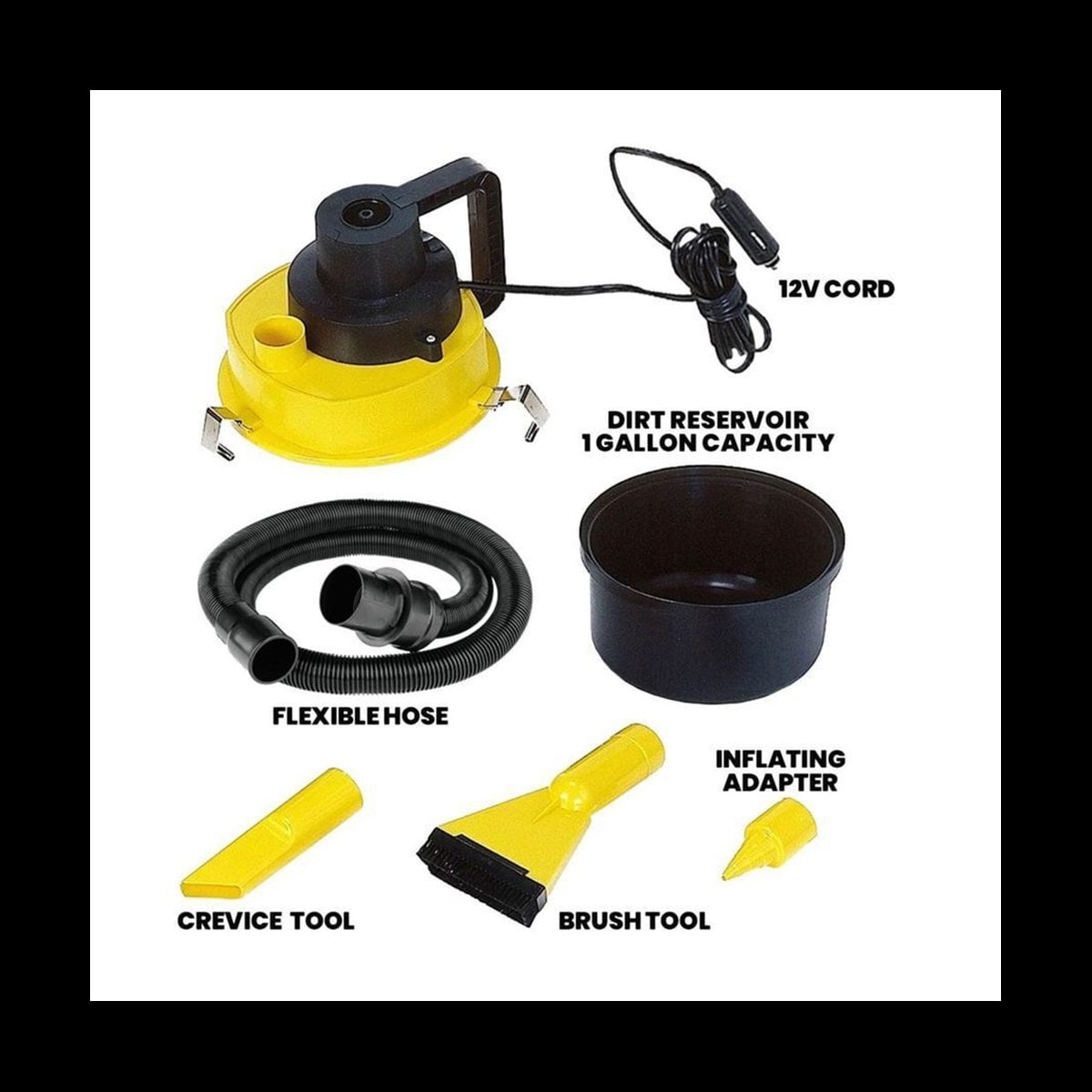 Car Vacuum Cleaner Car Multi-Function Vacuum Cleaner Portable Vacuum Cleaner Wet and Dry Universal Car Supplies