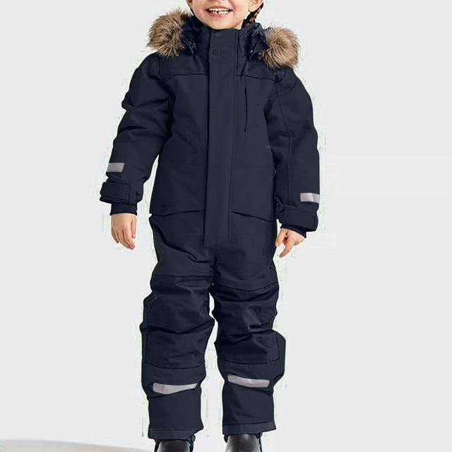 LSLJS Enfants Filles Garçons Combinaisons de Neige Colorées une-Pièce Combinaisons de Ski Vestes Combinaisons d'Hiver, Combinaisons de Neige pour Bébés Garçons