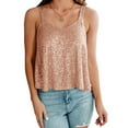 thumbnail image 2 of Bling Bling Women's Sleeveless Sequin Tank Top Camisole Summer Sexy  Vest Tank Tops, 2 of 5