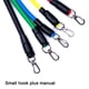 thumbnail image 2 of Bandas de ejercicio para ejercitar brazos, piernas y glúteos: bandas de resistencia con asas, 2 of 5