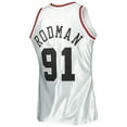 thumbnail image 3 of Men's Mitchell & Ness Dennis Rodman Platinum Chicago Bulls 1997/98 Hardwood Classics 75th Anniversary Swingman Jersey, 3 of 3