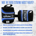 thumbnail image 6 of Estremo Fitness Weight Lifting Wrist Wraps for Wrist Support ,Training Workout Gym Lifting Strap 1 Pair, 6 of 7